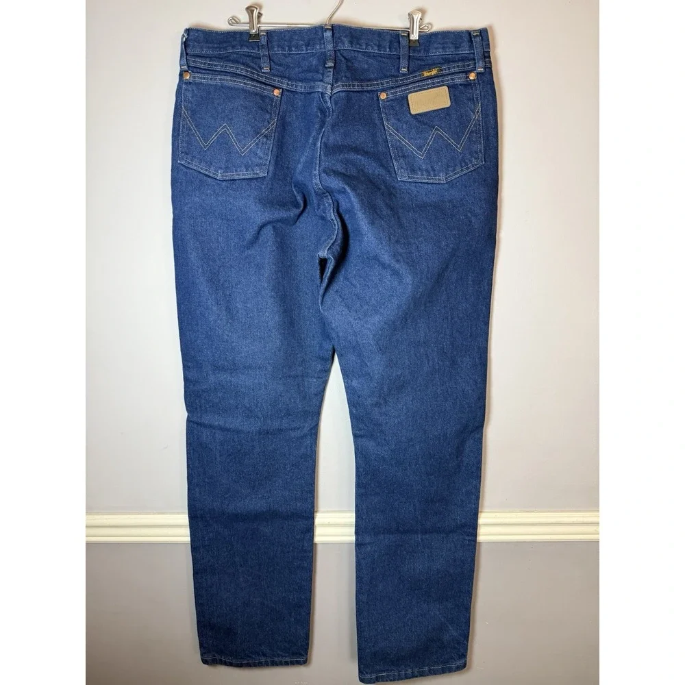 Wrangler Cowboy Cut Original Fit Jeans Mens 40x36 Medium‎ Wash 1013mwzpw